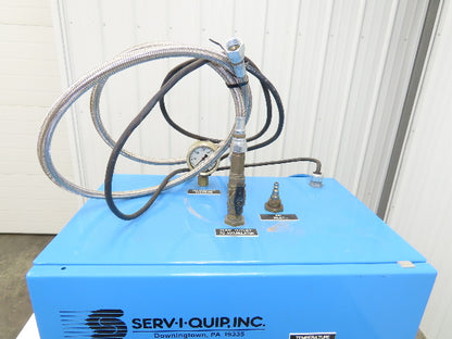 Serv-I-Quip RA-6 Refrigerant Accumulator Pump Filler Pneumatic Haskel Recovery