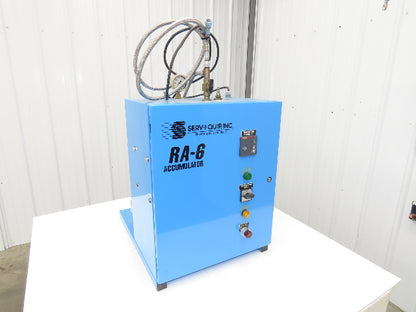 Serv-I-Quip RA-6 Refrigerant Accumulator Pump Filler Pneumatic Haskel Recovery