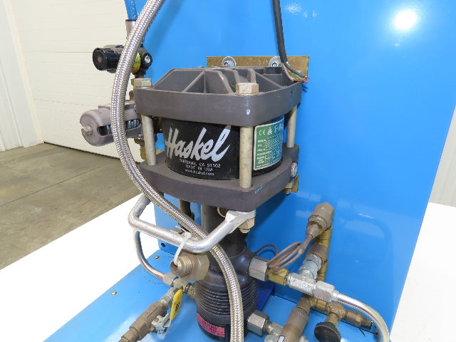 Serv-I-Quip RA-6 Refrigerant Accumulator Pump Filler Pneumatic Haskel Recovery