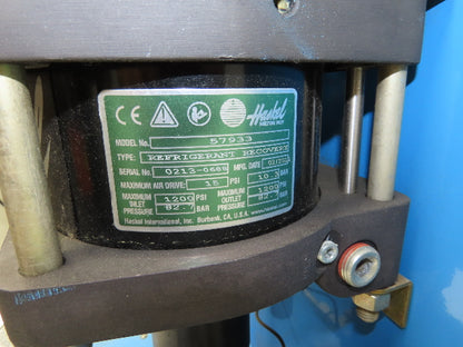 Serv-I-Quip RA-6 Refrigerant Accumulator Pump Filler Pneumatic Haskel Recovery