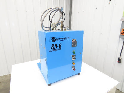 Serv-I-Quip RA-6 Refrigerant Accumulator Pump Filler Pneumatic Haskel Recovery
