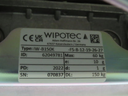 Wipotec OCS HC-SL Checkweigher High Speed Belt Weigh Conveyor w/Control Panel