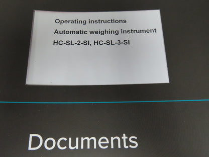 Wipotec OCS HC-SL Checkweigher High Speed Belt Weigh Conveyor w/Control Panel