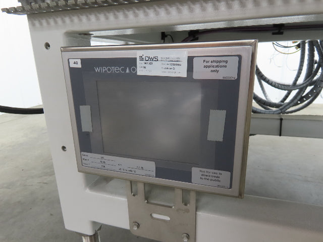 Wipotec OCS HC-SL Checkweigher High Speed Belt Weigh Conveyor w/Control Panel