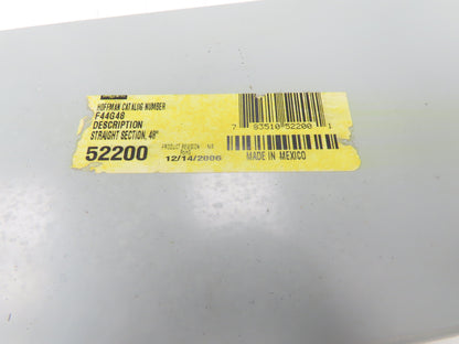 Hoffman F44G48 4"x 4" Wireway Straight 60" Section Lay-in Type 1