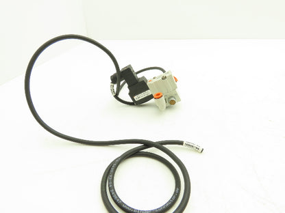 SMC NVKF334-5D-01T Base Mounted Solenoid Valve 3-Port 1/8" NPT 24VDC Lot of 10