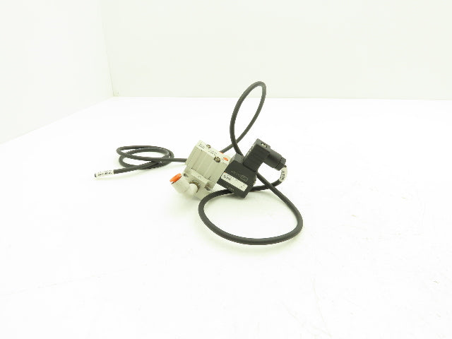 SMC NVKF334-5D-01T Base Mounted Solenoid Valve 3-Port 1/8" NPT 24VDC Lot of 10