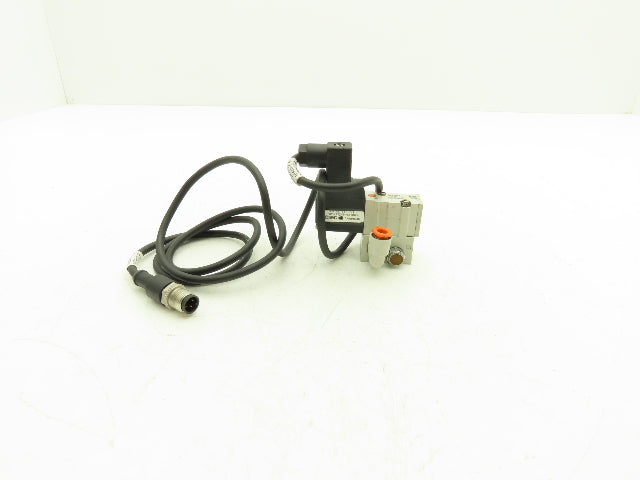 SMC NVKF334-5D-01T Solenoid Valve 3-Port 1/8" NPT 24VDC 4' Din Cord Lot of 7