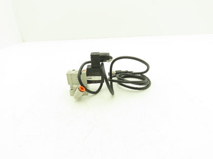 SMC NVKF334-5D-01T Solenoid Valve 3-Port 1/8" NPT 24VDC 4' Din Cord Lot of 7