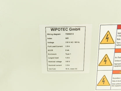 Wipotec HC Checkweigher Conveyor Control Panel w/PC Computer Module IPC SWA4