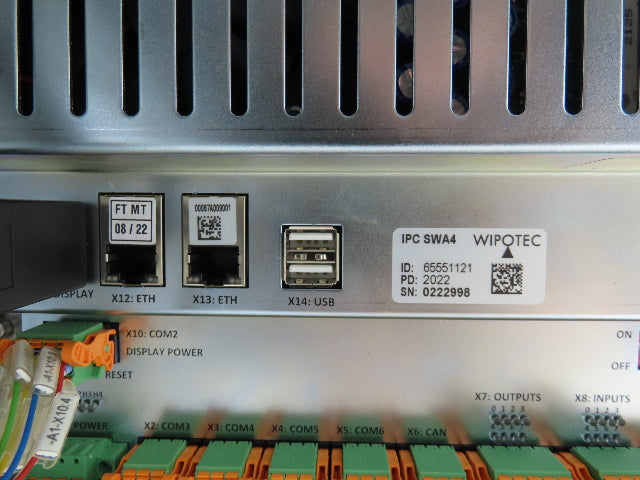 Wipotec HC Checkweigher Conveyor Control Panel w/PC Computer Module IPC SWA4