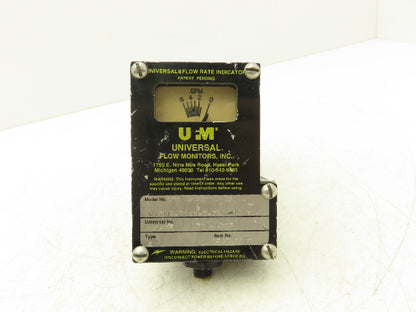 UFM SH-NSF8GM-6-32V1.0-M3WR-PC4M-C-786-3D Flow Meter Monitor 6 GPM 3/4"NPT