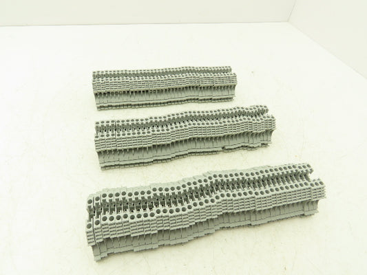 Allen Bradley 1492-J4 Feed-Through Terminal Block Gray 4mm Sq  Lot of 120