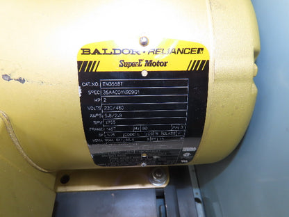 Muto Denki GLB-205 Industrial Turbo Blower 2Hp 460V 3.5" Inlet 3.5" Outlet