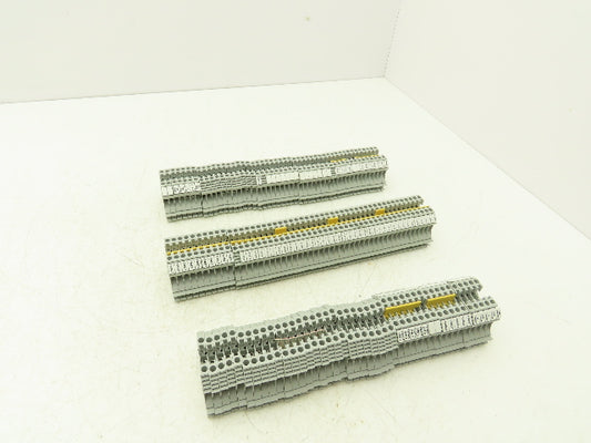 Allen Bradley 1492-J4 Feed-Through Terminal Block Gray 4mm Sq  Lot of 140
