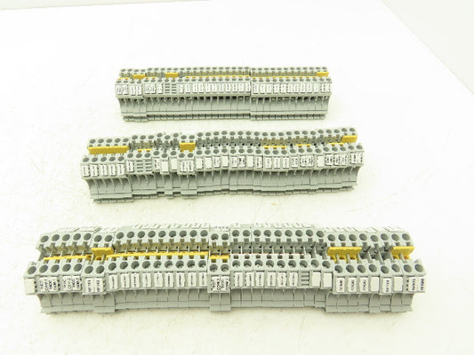 Allen Bradley 1492-J6 Terminal Blocks DIN Rail Mount 800V 6mm² Lot of 100