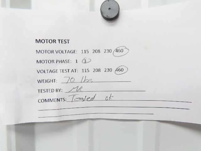 Hitachi VB-020E4-KYK Regenerative Vortex Blower 2.1kW 460V 106CFM 1-1/2" NPT