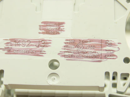 Allen Bradley 1492-J3 Terminal Block 2.5mm Grey 22-12awg On Din Rail Lot of 193