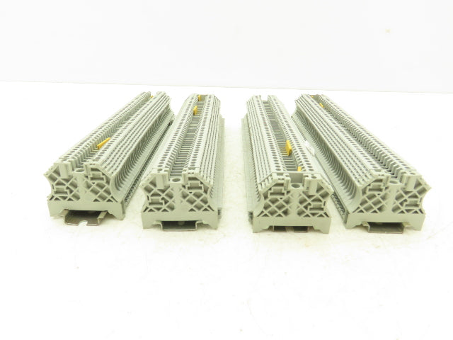 Allen Bradley 1492-J3 Terminal Block 2.5mm Grey 22-12awg On Din Rail Lot of 193