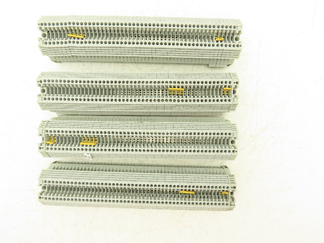 Allen Bradley 1492-J3 Terminal Block 2.5mm Grey 22-12awg On Din Rail Lot of 193