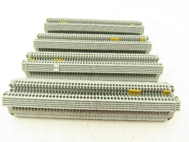 Allen Bradley 1492-J3 Terminal Block 2.5mm Grey 22-12awg On Din Rail Lot of 193