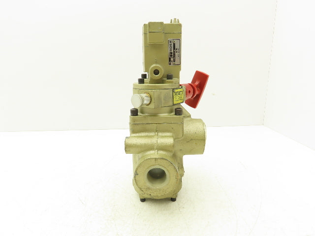 Ross 2773A6072 Manual Lockout Solenoid Valve 1"NPT 15-150psi 3/2-way 120V