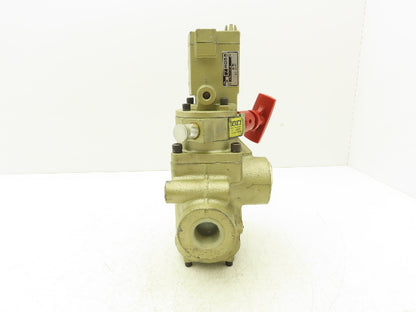 Ross 2773A6072 Manual Lockout Solenoid Valve 1"NPT 15-150psi 3/2-way 120V