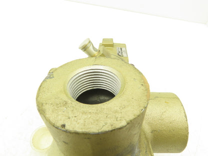 Ross 2773A6072 Manual Lockout Solenoid Valve 1"NPT 15-150psi 3/2-way 120V