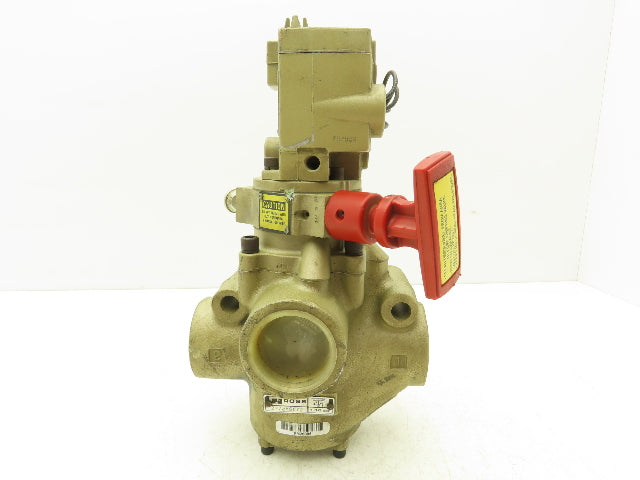 Ross 2773A6072 Manual Lockout Solenoid Valve 1"NPT 15-150psi 3/2-way 120V