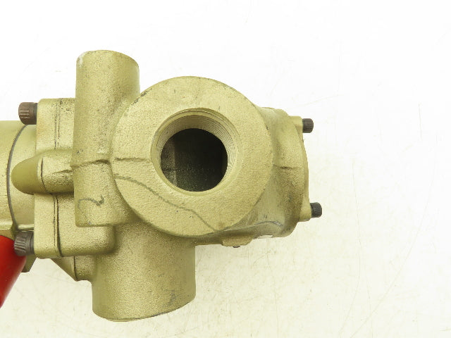 Ross 2773A6072 Manual Lockout Solenoid Valve 1"NPT 15-150psi 3/2-way 120V