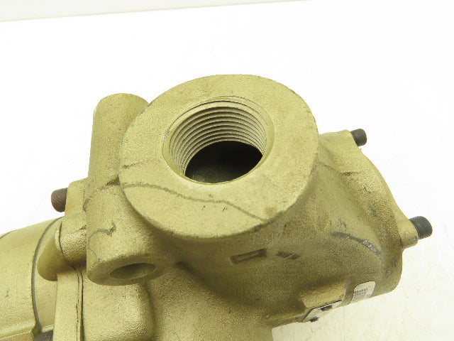 Ross 2773A6072 Manual Lockout Solenoid Valve 1"NPT 15-150psi 3/2-way 120V