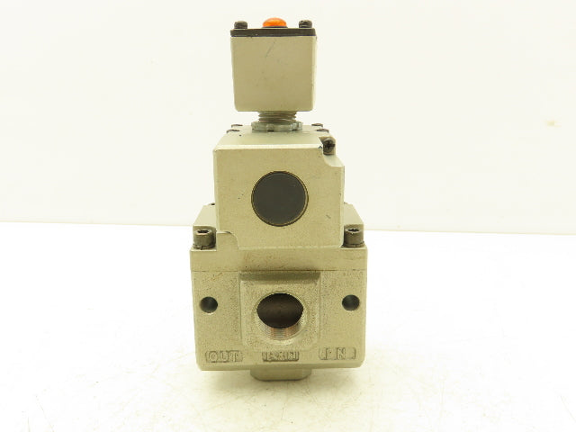 SMC T-VP3145-045TLA-N Pneumatic Solenoid Valve 3-Port 1/2"npt 24VDC w/Indicator