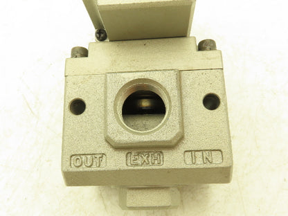 SMC T-VP3145-045TLA-N Pneumatic Solenoid Valve 3-Port 1/2"npt 24VDC w/Indicator