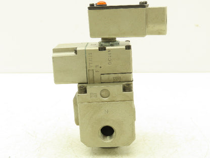 SMC T-VP3145-045TLA-N Pneumatic Solenoid Valve 3-Port 1/2"npt 24VDC w/Indicator