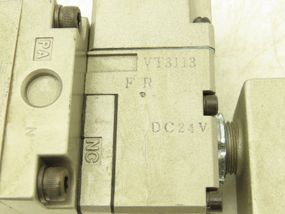 SMC T-VP3145-045TLA-N Pneumatic Solenoid Valve 3-Port 1/2"npt 24VDC w/Indicator