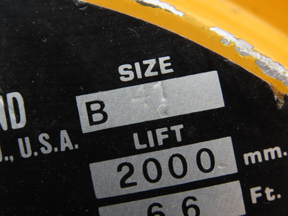 Ingersoll Rand B-41 Tool Spring Balancer Retractable Reel 22-40Lbs 6.6 Ft Cable