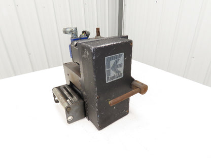 Rapid Air 104CJ Servo Feed Punch Press Metal Feeder 4" Wide Kollmorgen Goldline