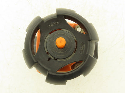 Georg Fischer 314  1-1/2" Manual Diaphragm Valve PVC/PTFE *Missing socket ends*