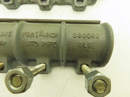 M.B. Skinner 080082 Emergency Pipe Clamp 1-1/4" Standard Pipe 8-1/2" Length