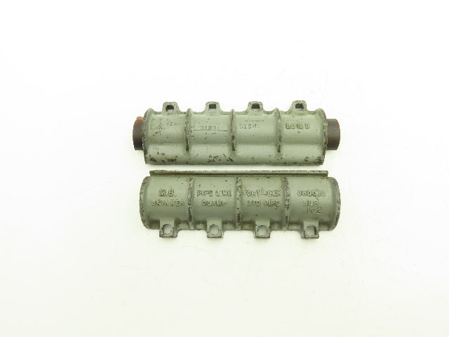 M.B. Skinner 080082 Emergency Pipe Clamp 1-1/4" Standard Pipe 8-1/2" Length