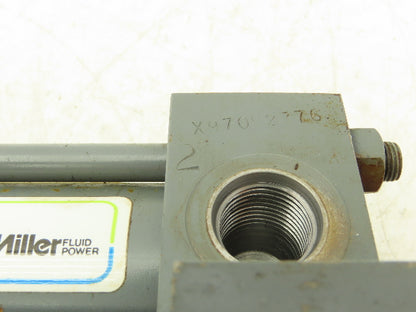Miller HV72R4N Hydraulic Cylinder 1.5" Bore 1" Stroke 5000psi Lug Foot Mount