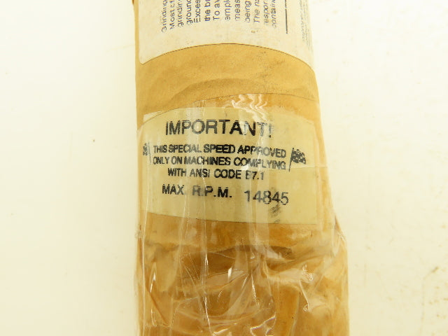 Norton Abrasives GWBG484 Alundum Grinding Wheel 2.187"x 4"x 1-1/4" Lot of 3