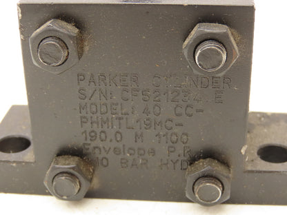 Parker 40 CCPHMITL19MC 190.0 Hydraulic Cylinder 40mm Bore 190mm Stroke 3000psi