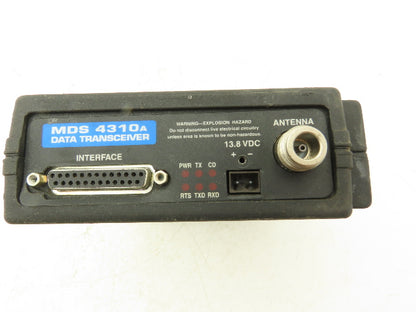 Microwave Data Systems MDS4310A Data Transceiver Rev D 13.8VDC 2.5A