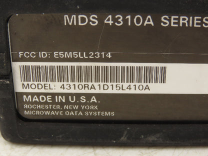 Microwave Data Systems MDS4310A Data Transceiver Rev D 13.8VDC 2.5A