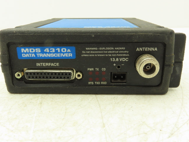 Microwave Data Systems MDS4310A Data Transceiver Rev D 13.8VDC 2.5A