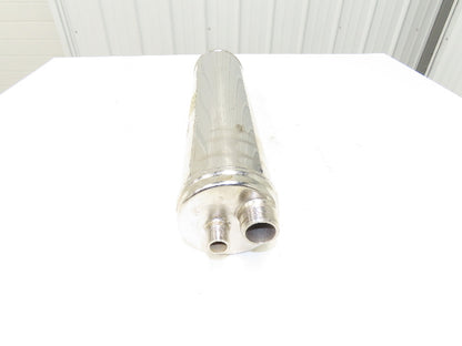 Schwämmle K4NP Stainless Shell and Tube Heat Exchanger 1-1/4"-11 & 3/4"-14 Ports