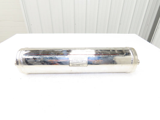 Schwämmle K4NP Stainless Shell and Tube Heat Exchanger 1-1/4"-11 & 3/4"-14 Ports