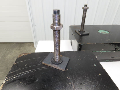 Milling Base Leveler Feet Machine Isolator Rubber Mounting Pads 20x14" Lot of 3