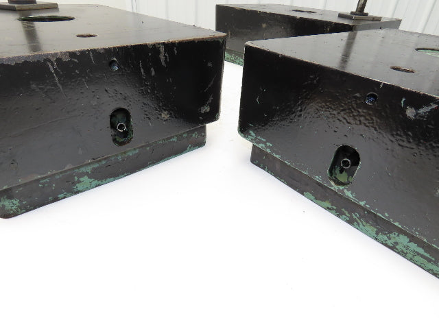 Milling Base Leveler Feet Machine Isolator Rubber Mounting Pads 20x14" Lot of 3